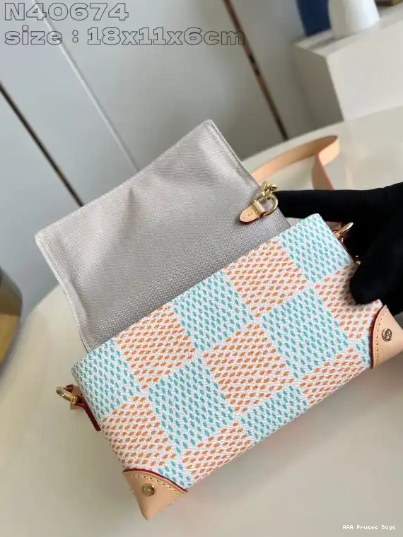 AAA Replica Ru Wearable VUITTON Wallet-18*11*6.5CM LOUIS Steamer 0615